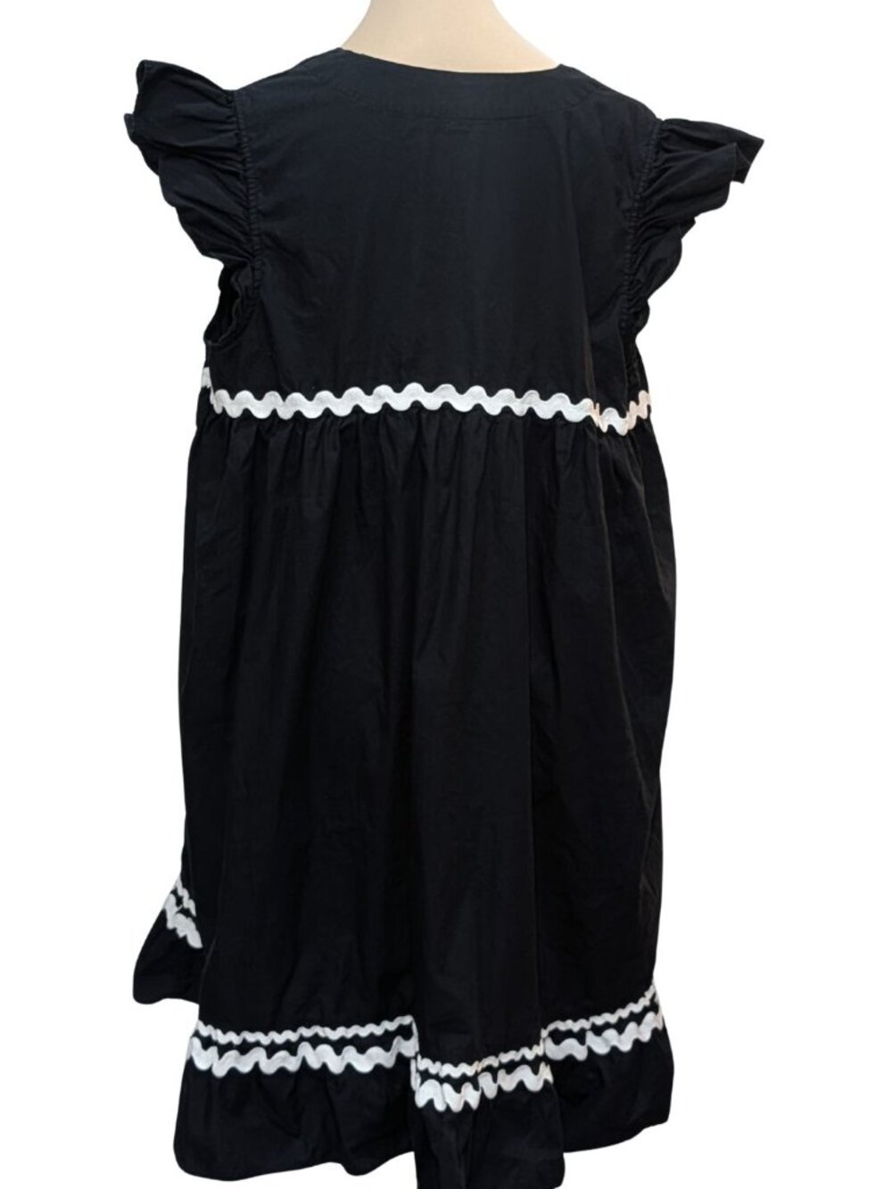 Who What Wear Ric Rac Trim Cotton Dress - Picture 3 of 6